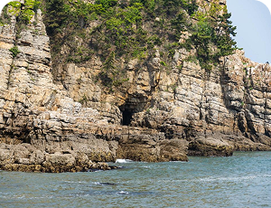 용기포 등대해안